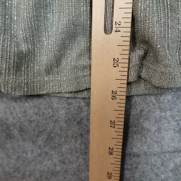 Anthropologie Top Womens Extra Large Amadi Tank Shimmer Metallic - Picture 9 of 10